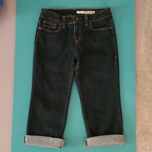 DKNY jeans, cut off at capri length, size 4